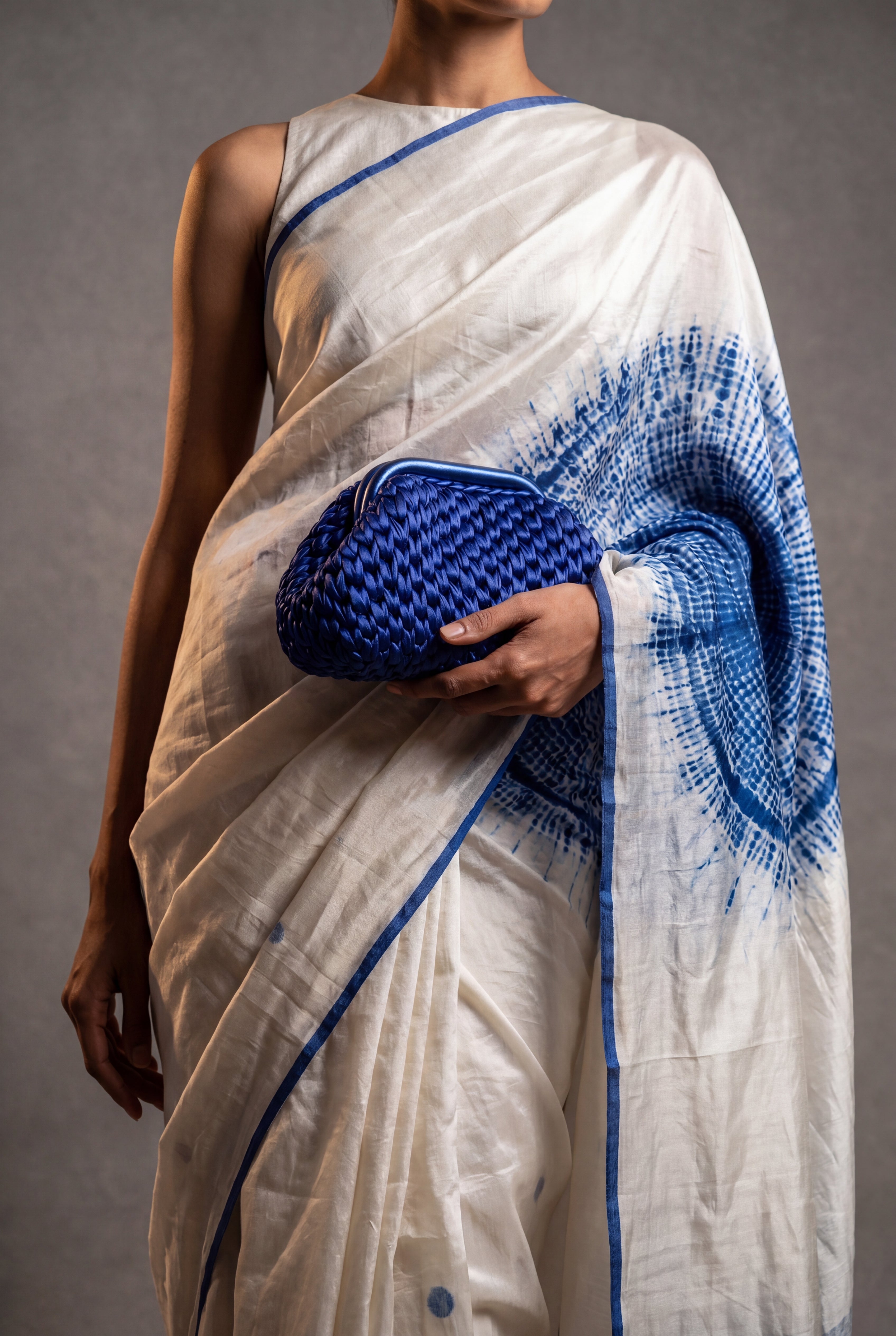 Blue Metallic Clutch