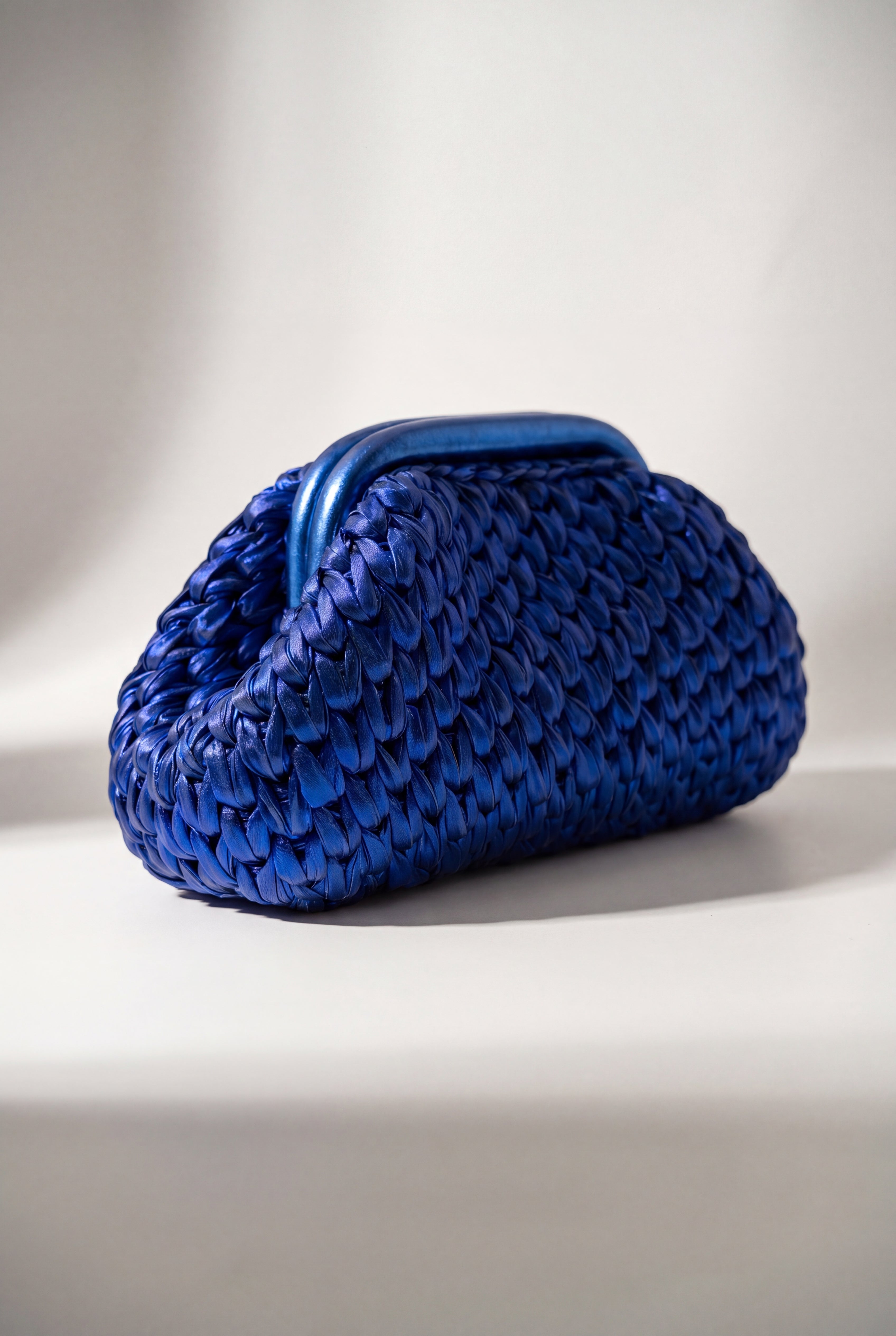 Blue Metallic Clutch