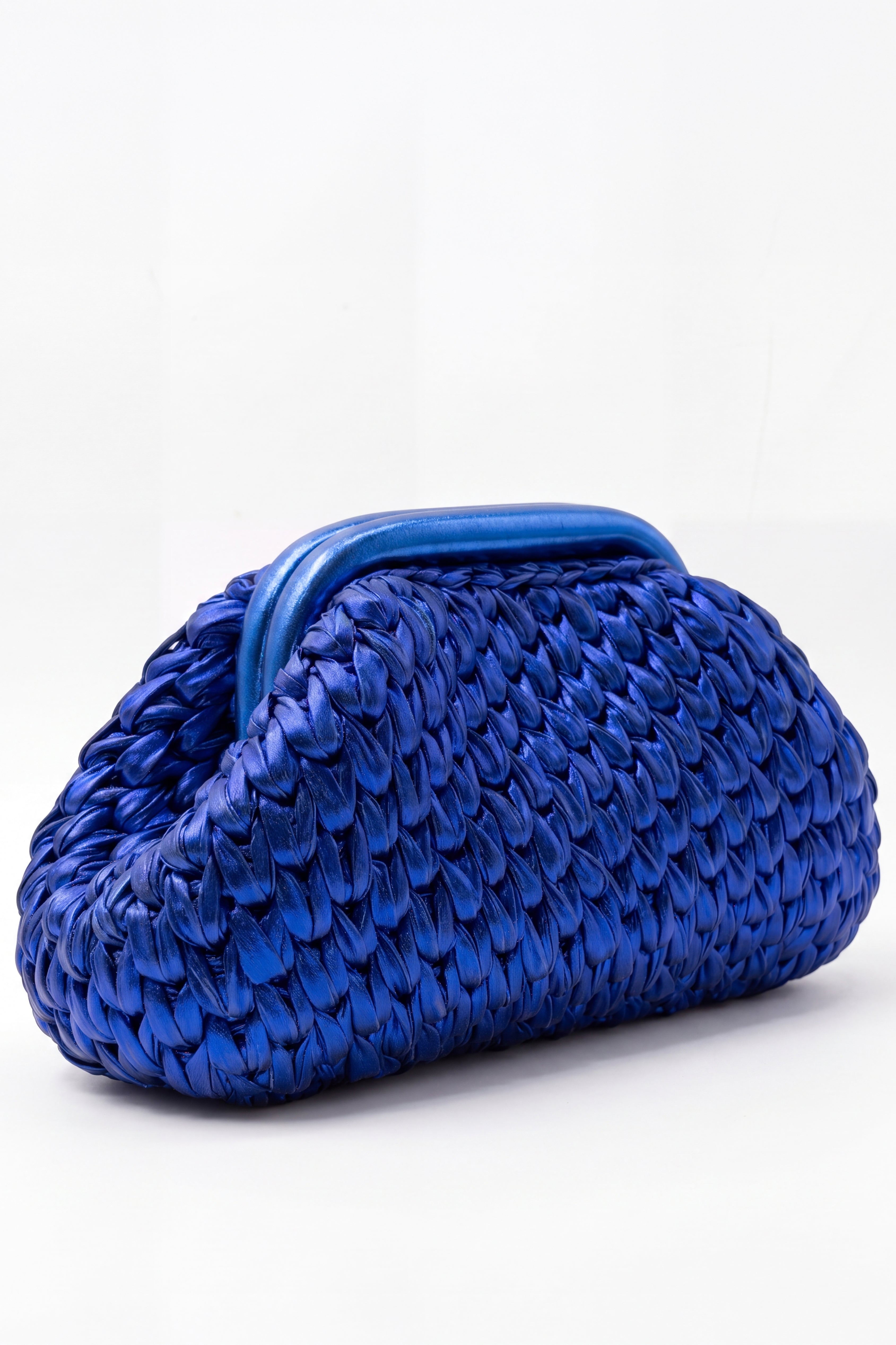 Blue Metallic Clutch