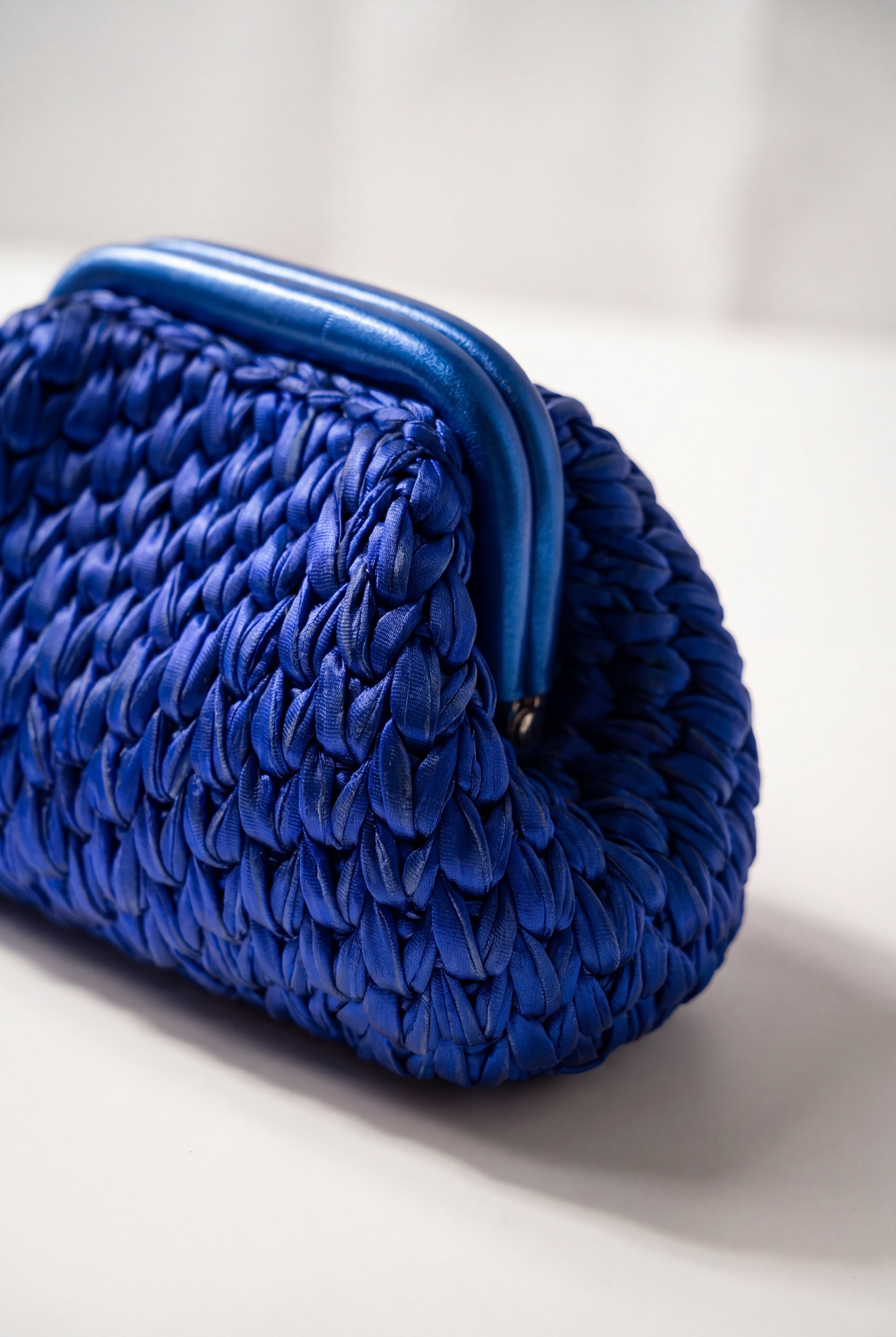 Blue Metallic Clutch