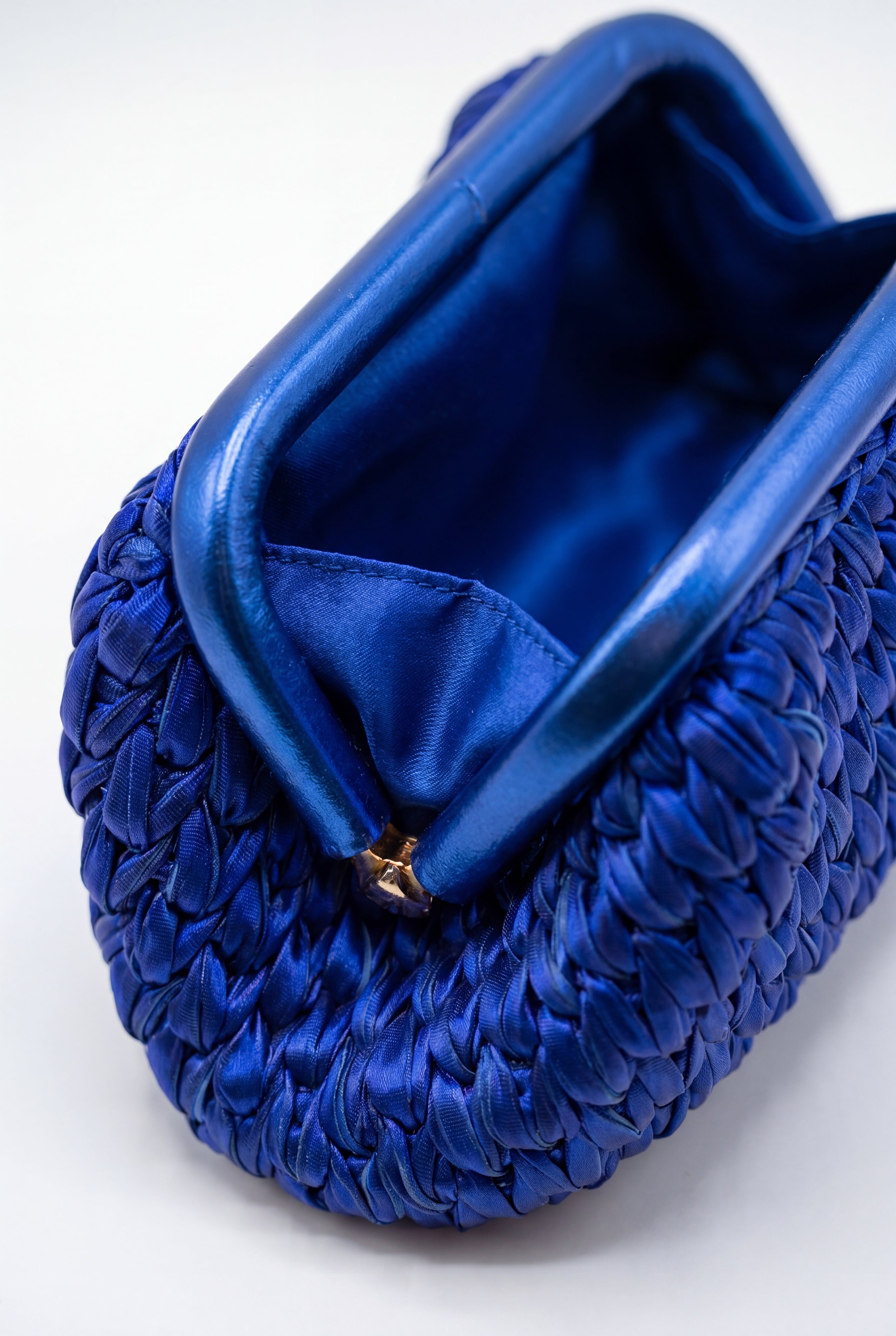 Blue Metallic Clutch