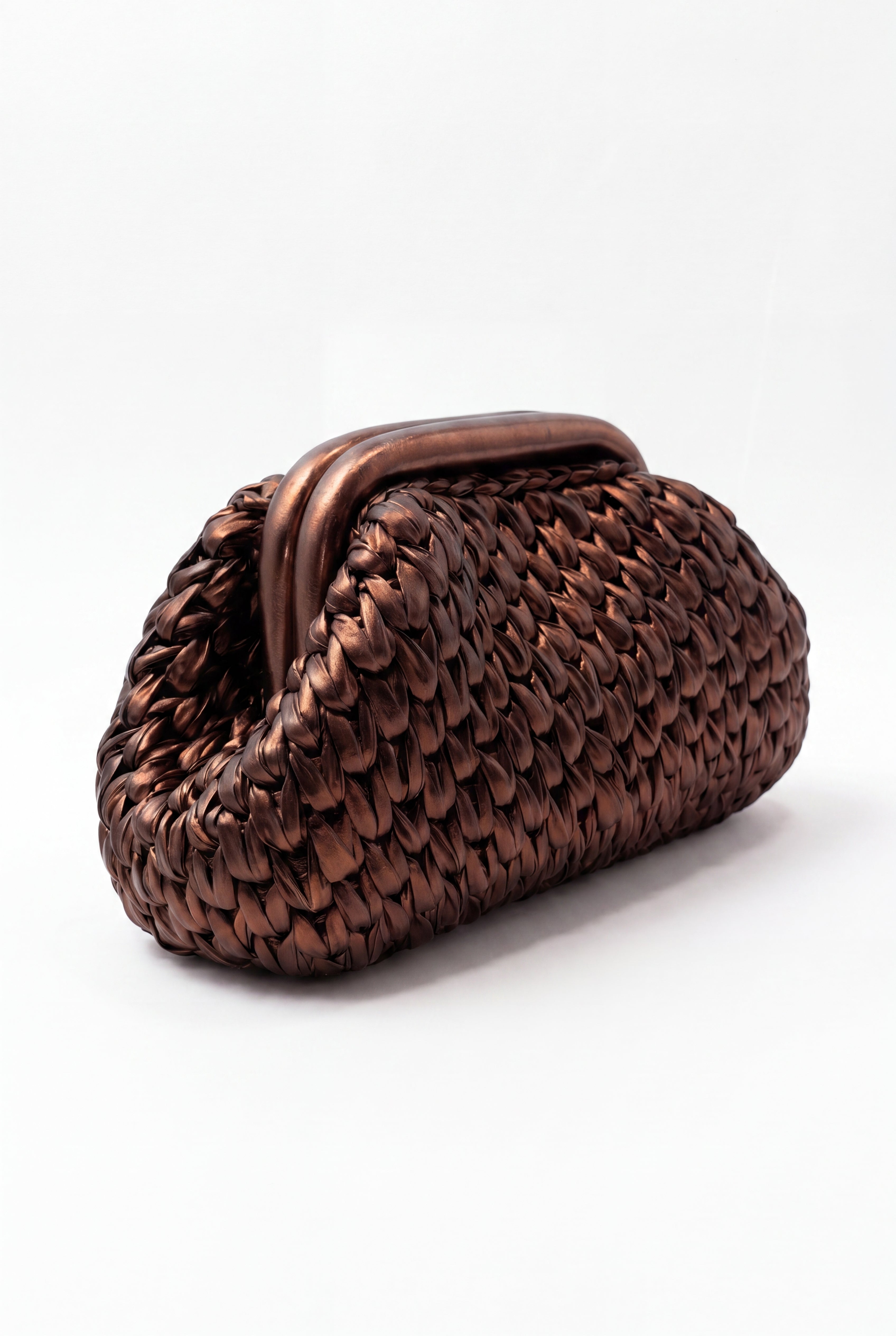 Bronze Metallic Clutch