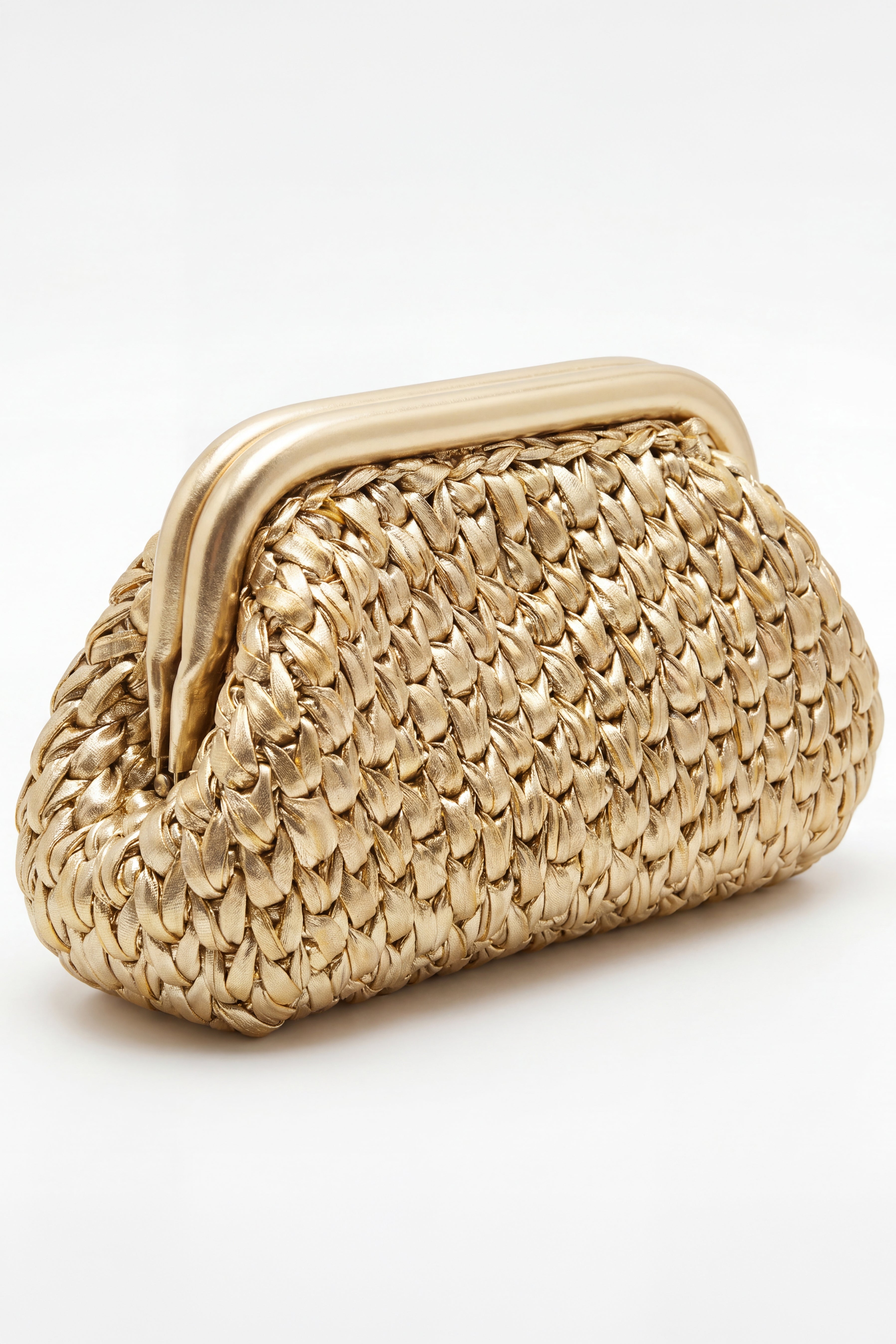 Champagne Metallic Clutch