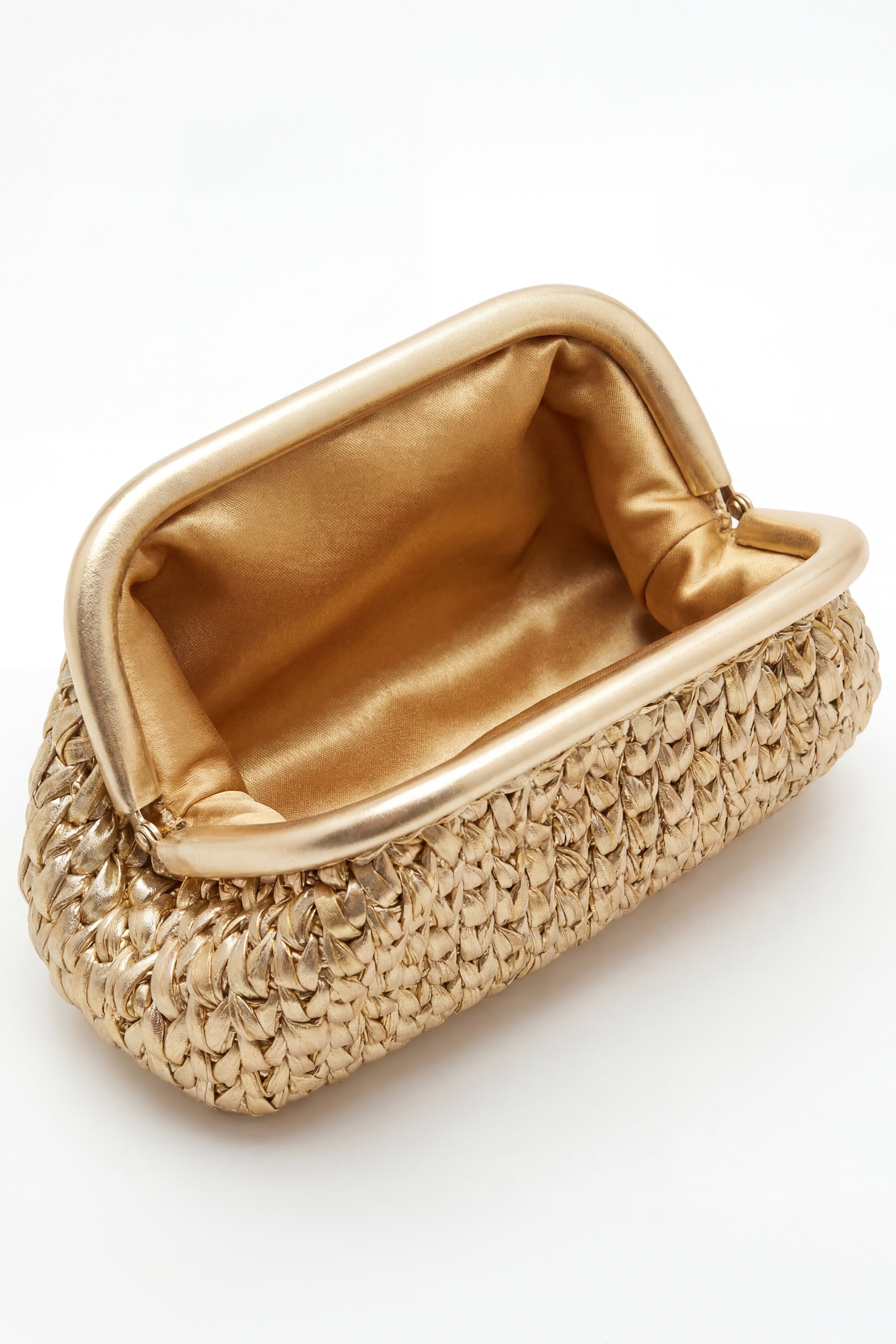 Champagne Metallic Clutch