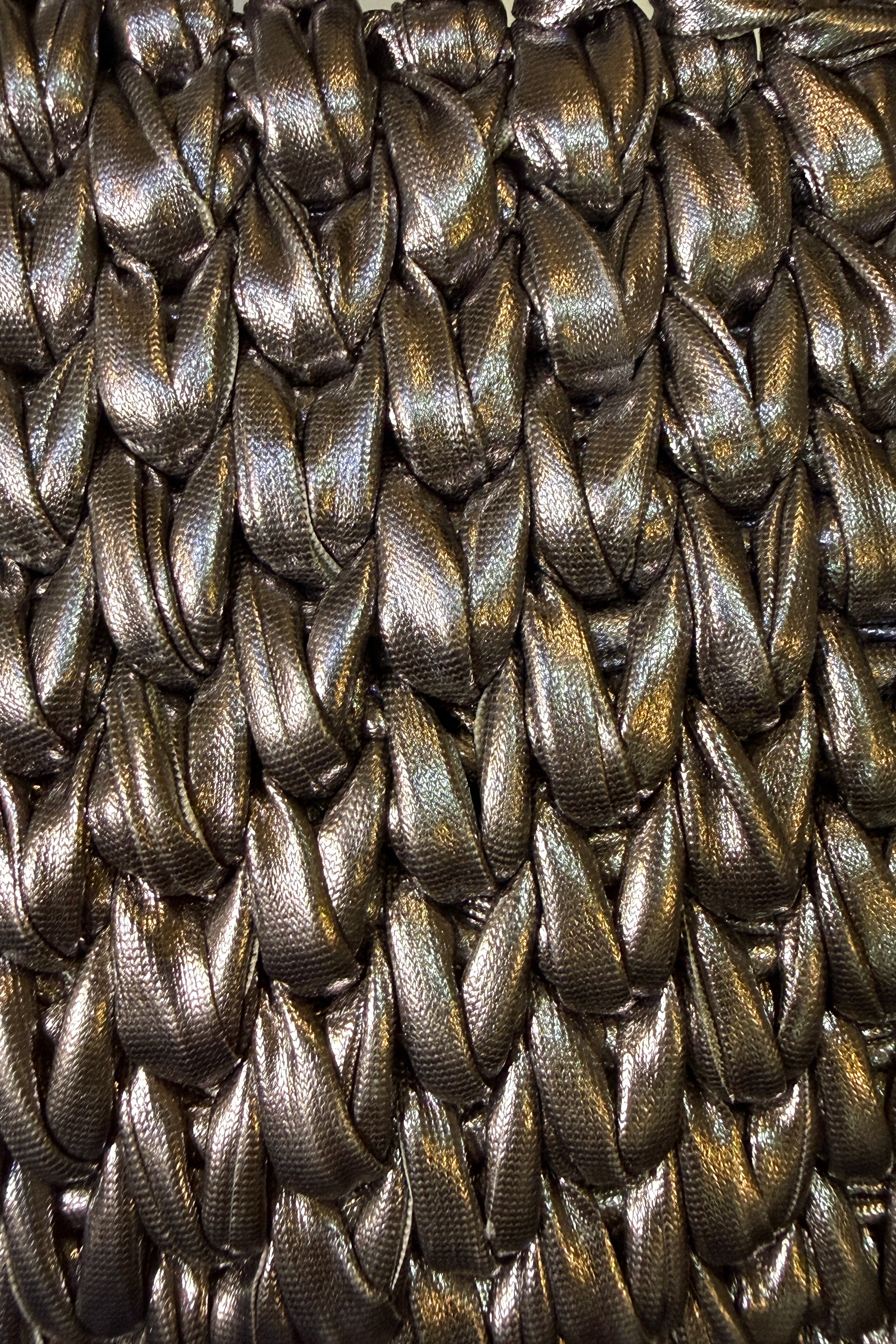 Dark Silver Metallic Clutch