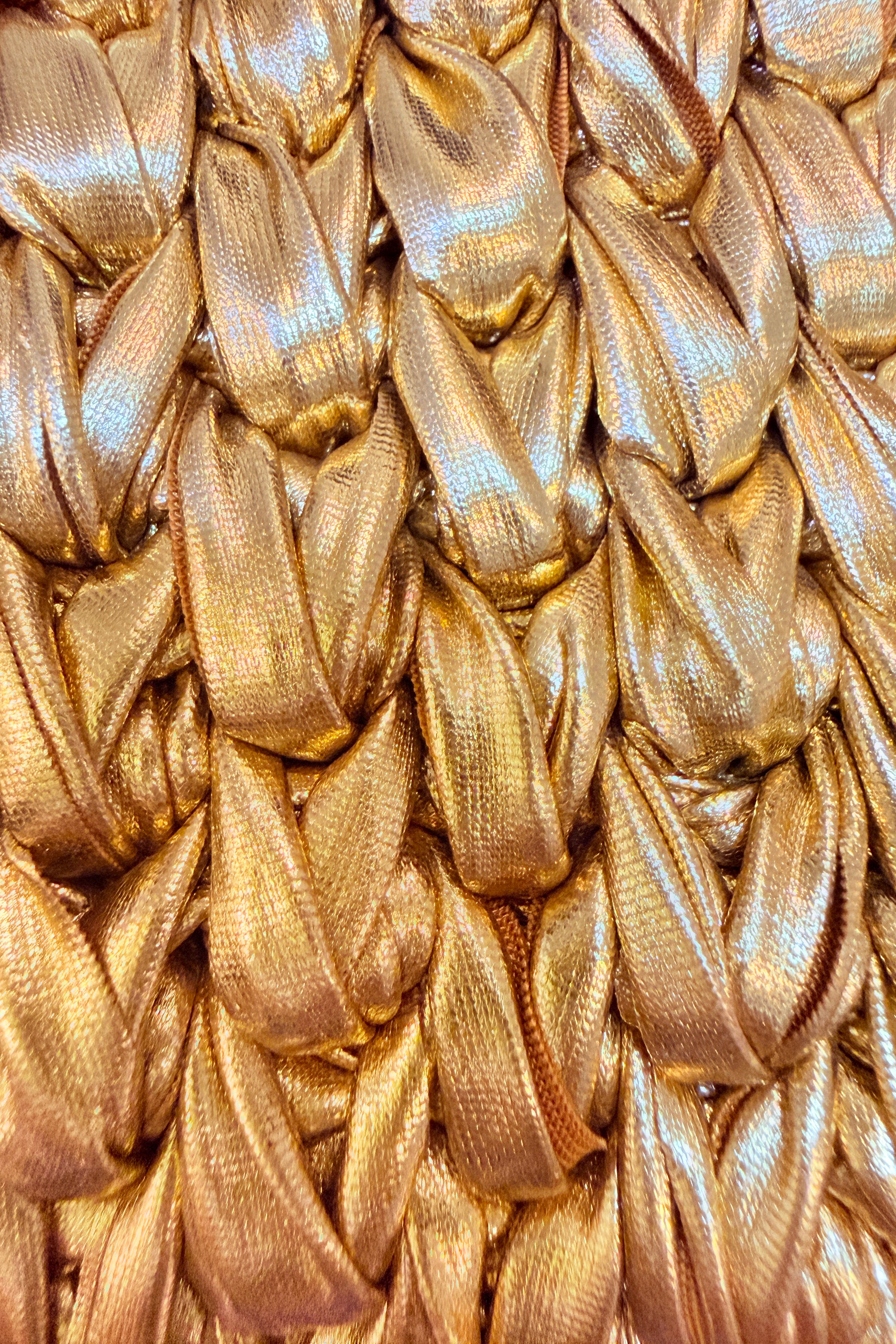 Gold Metallic Clutch