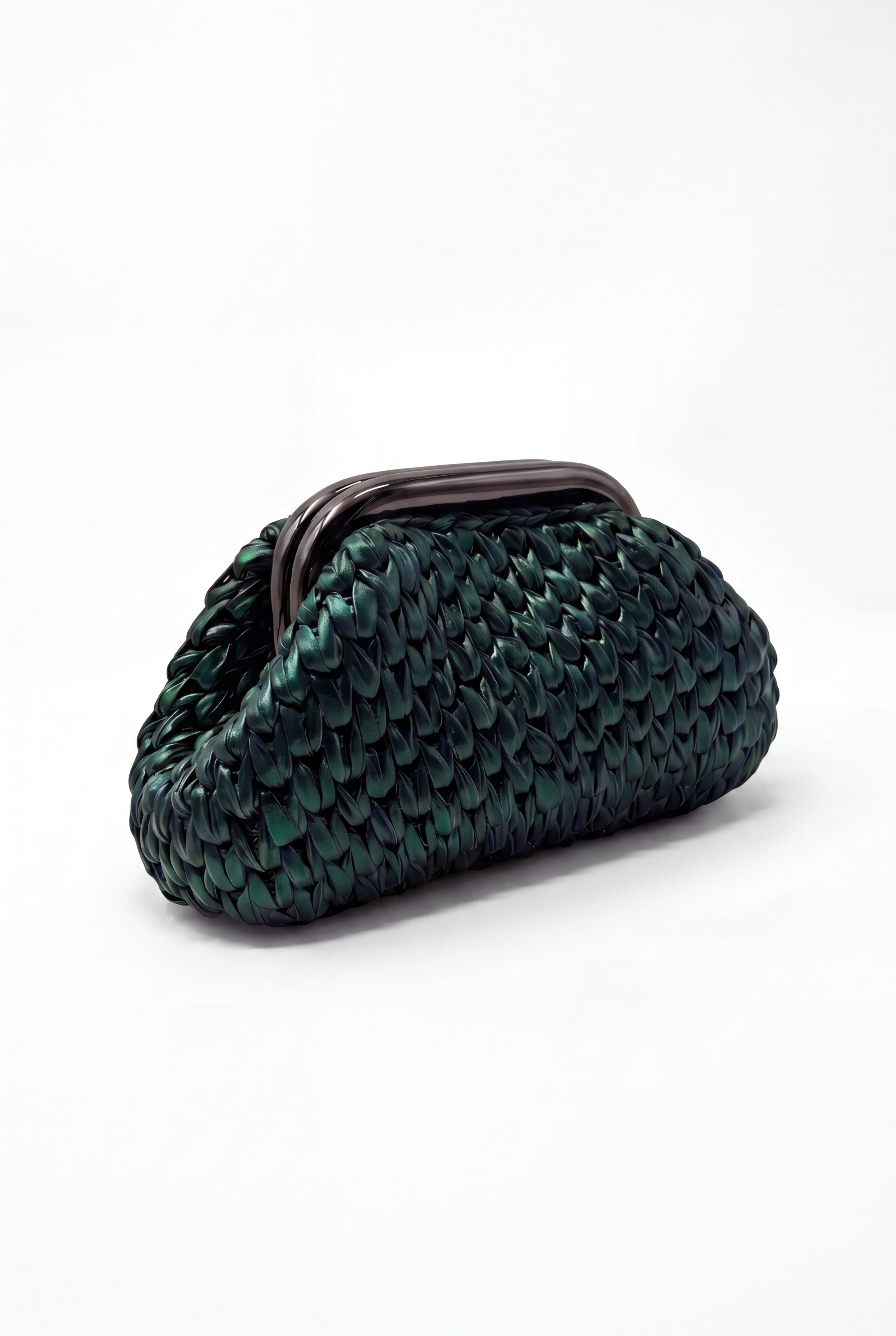 Green Metallic Clutch