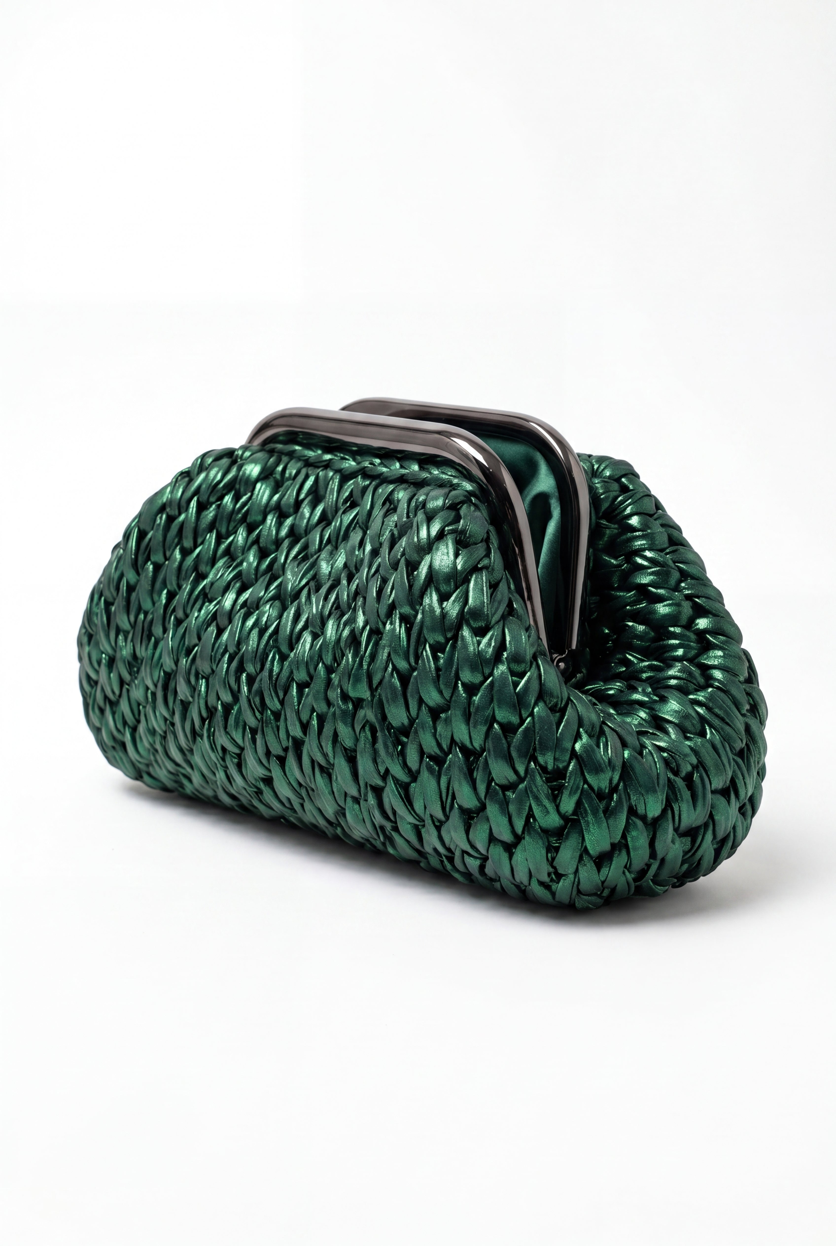 Green Metallic Clutch