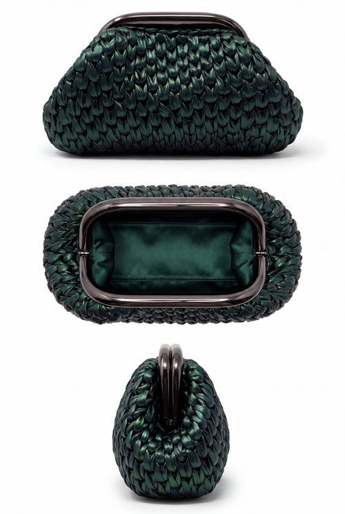 Green Metallic Clutch