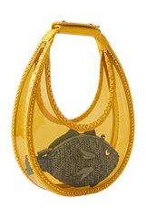 Moon Clear Yellow Shoulder Bag
