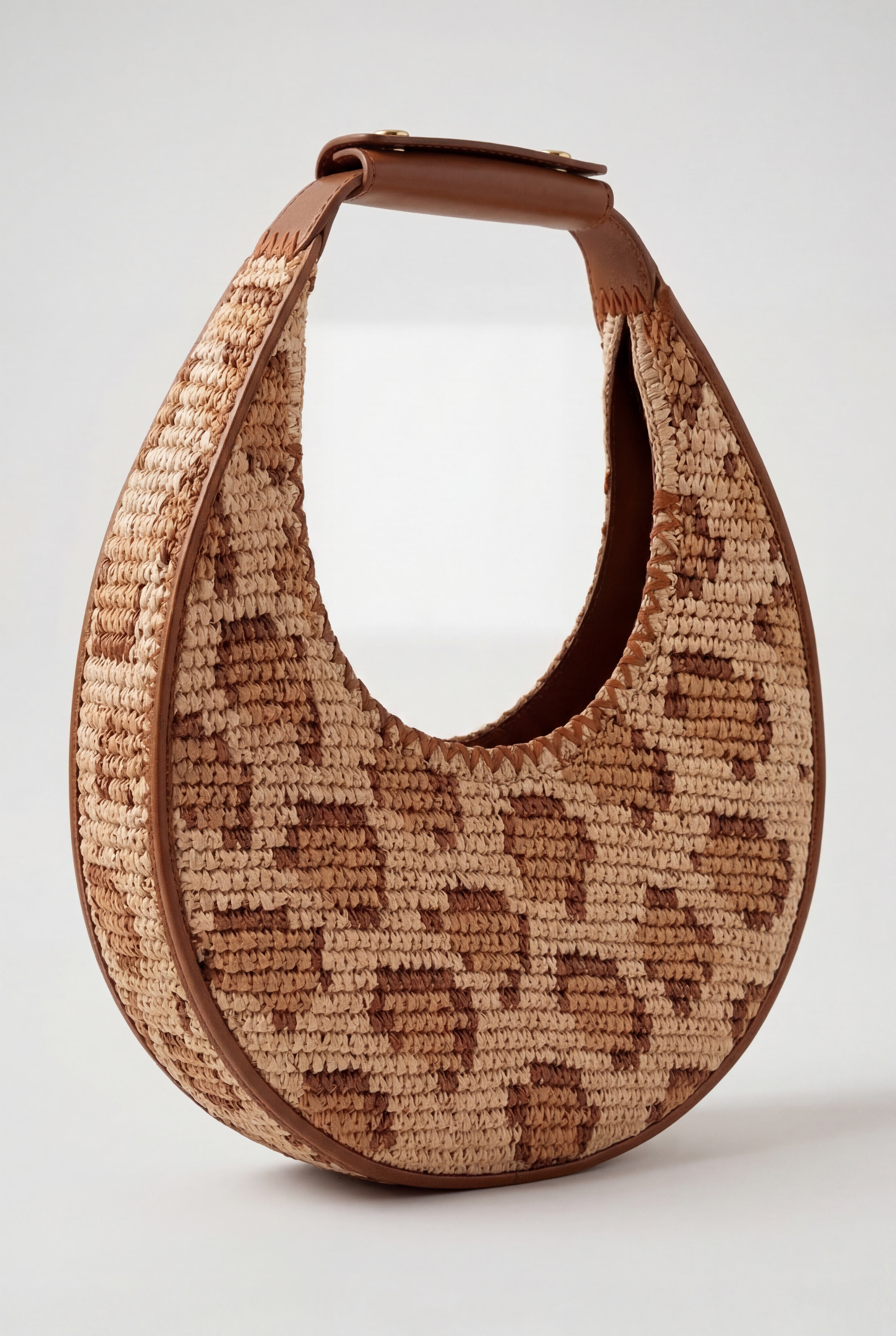 Moon Leopard Tan Shoulder Bag