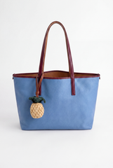 Reversible Bag Tan Blue
