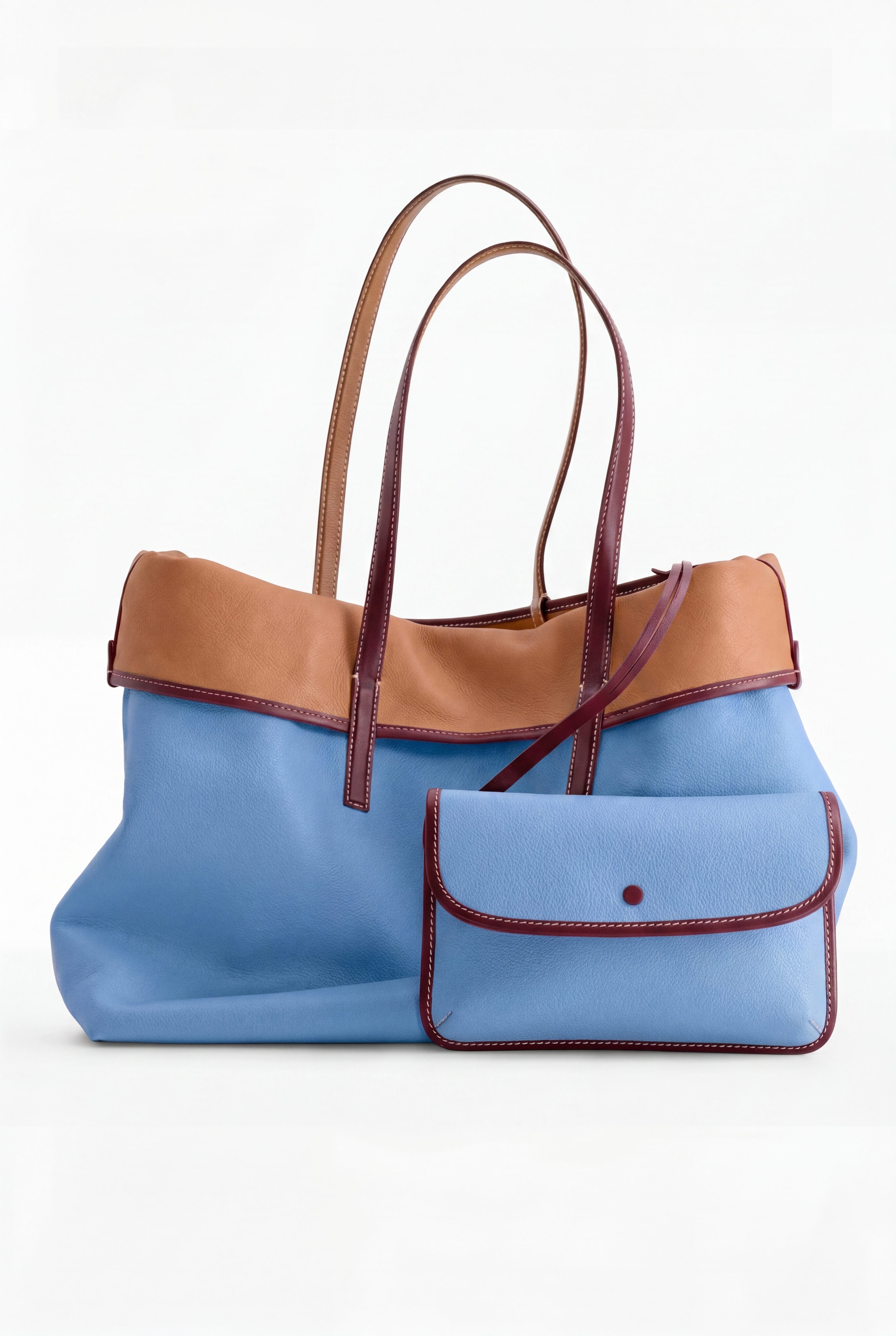 Reversible Bag Tan Blue