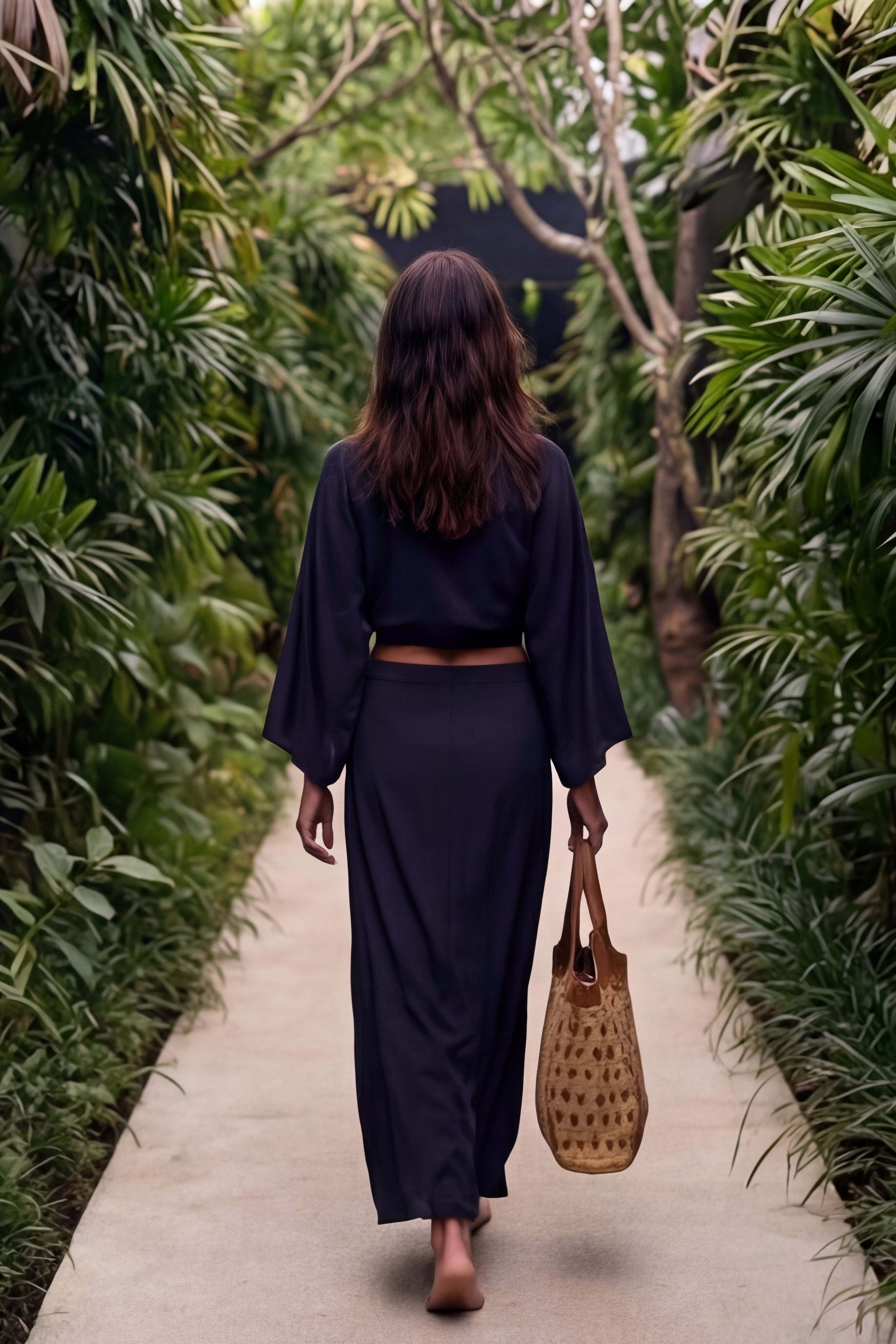 Rhea Raffia Tote Bag