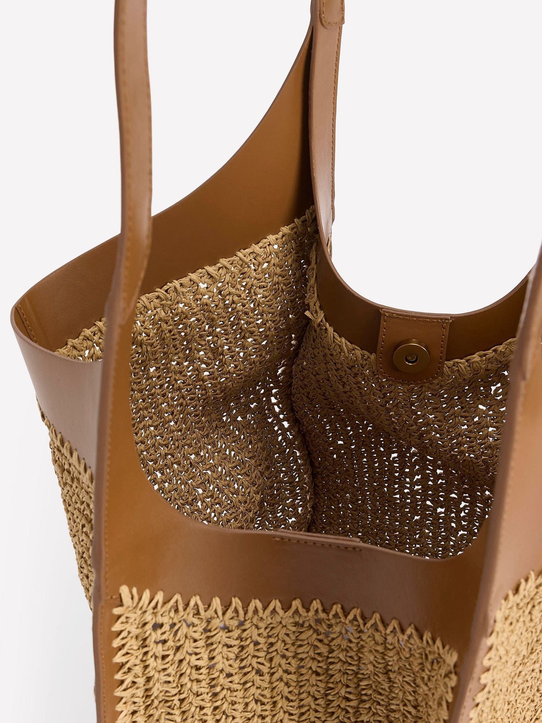 Rhea Raffia Tote Bag