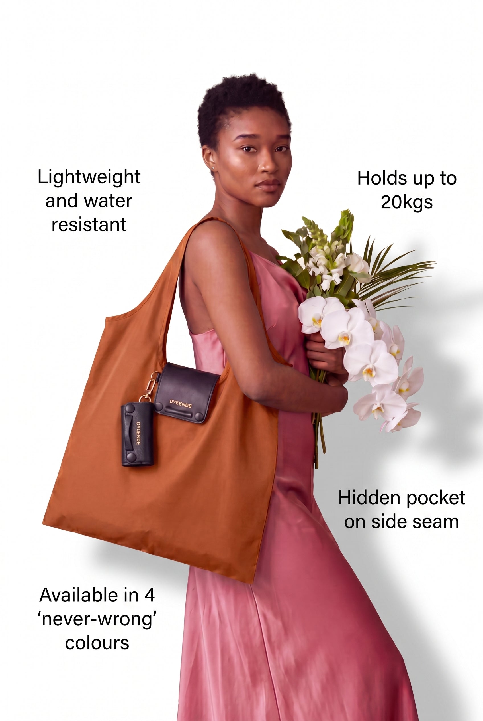 Rolly Foldable Bag Orange