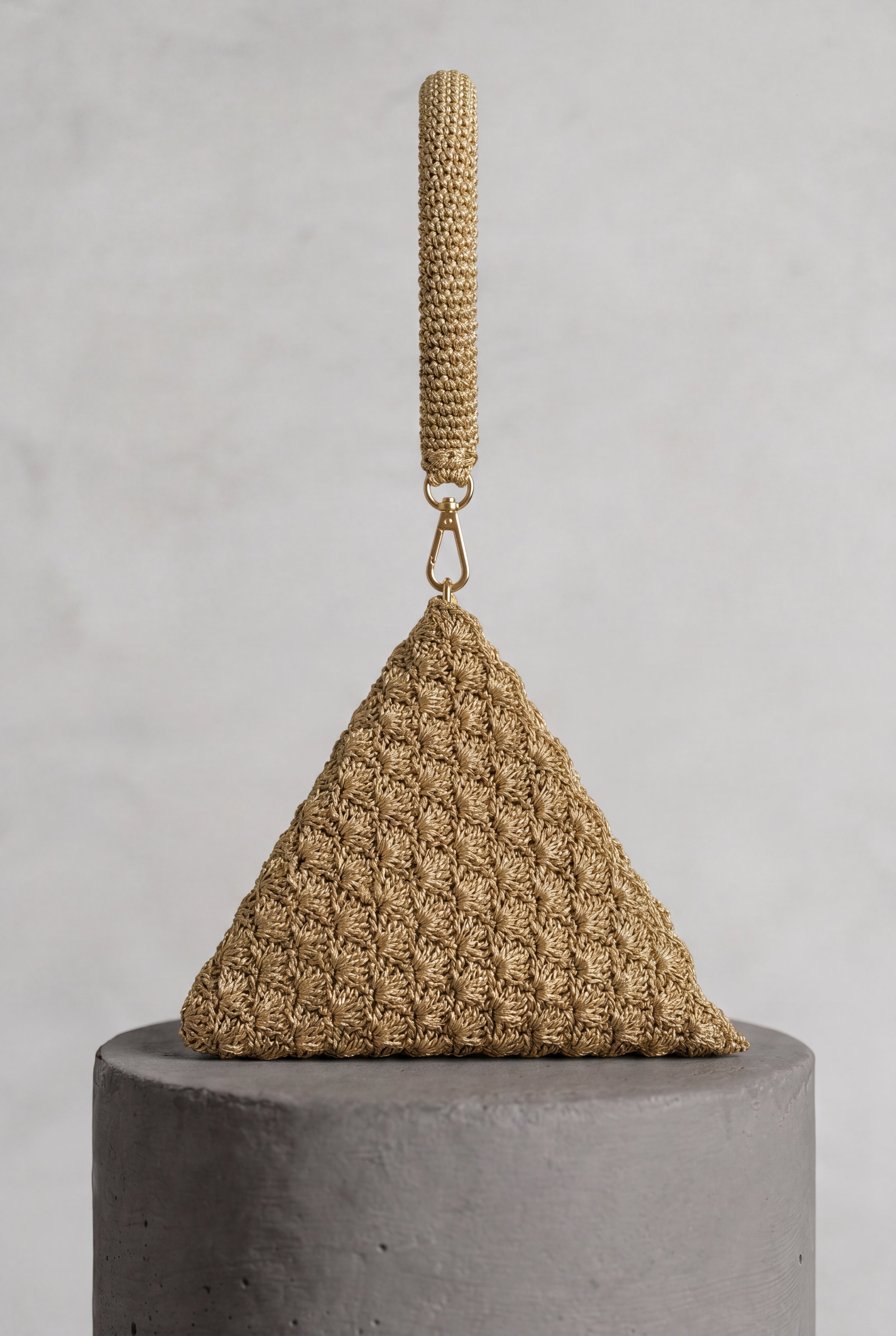 Solera Gold Pyramid Bag