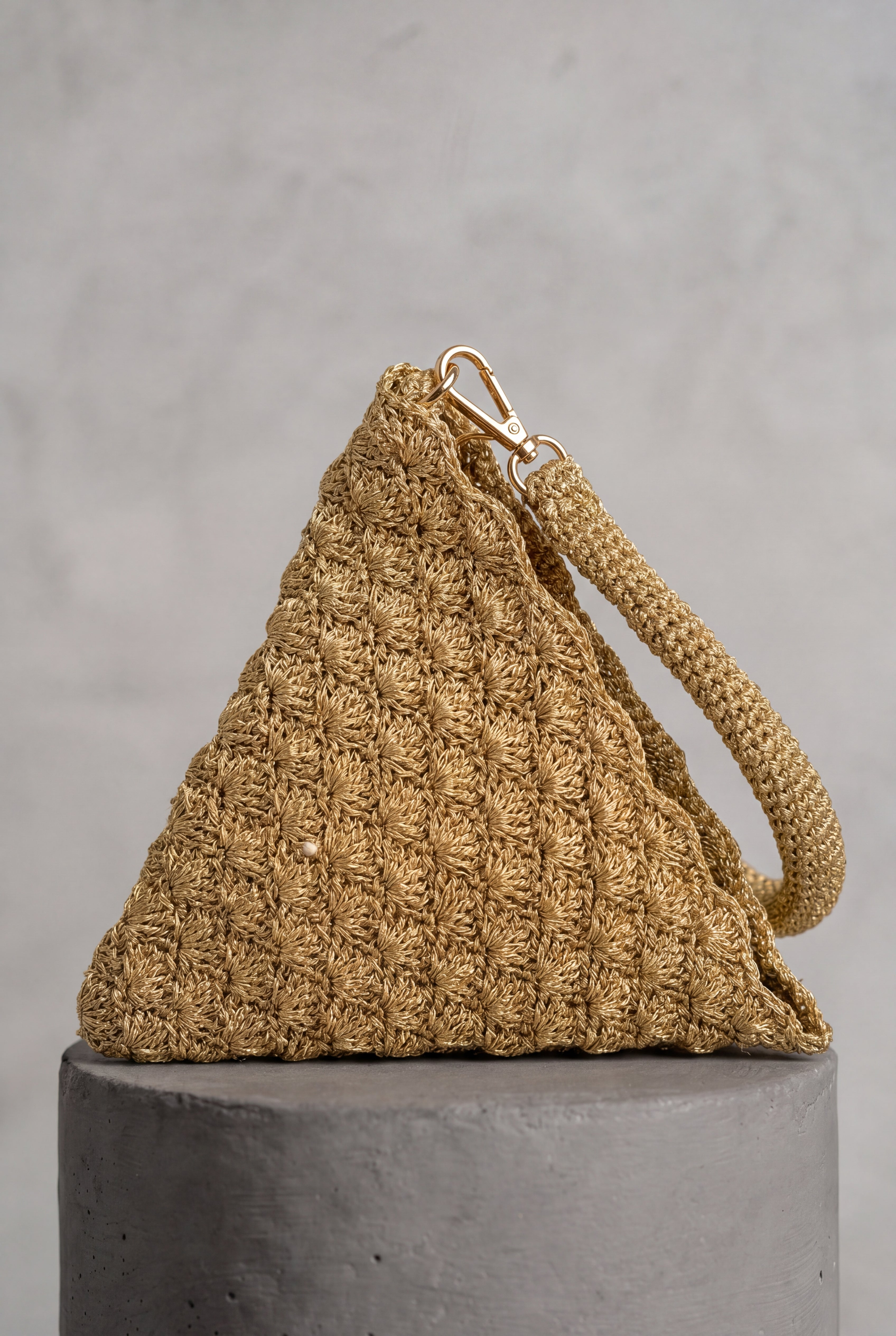 Solera Gold Pyramid Bag