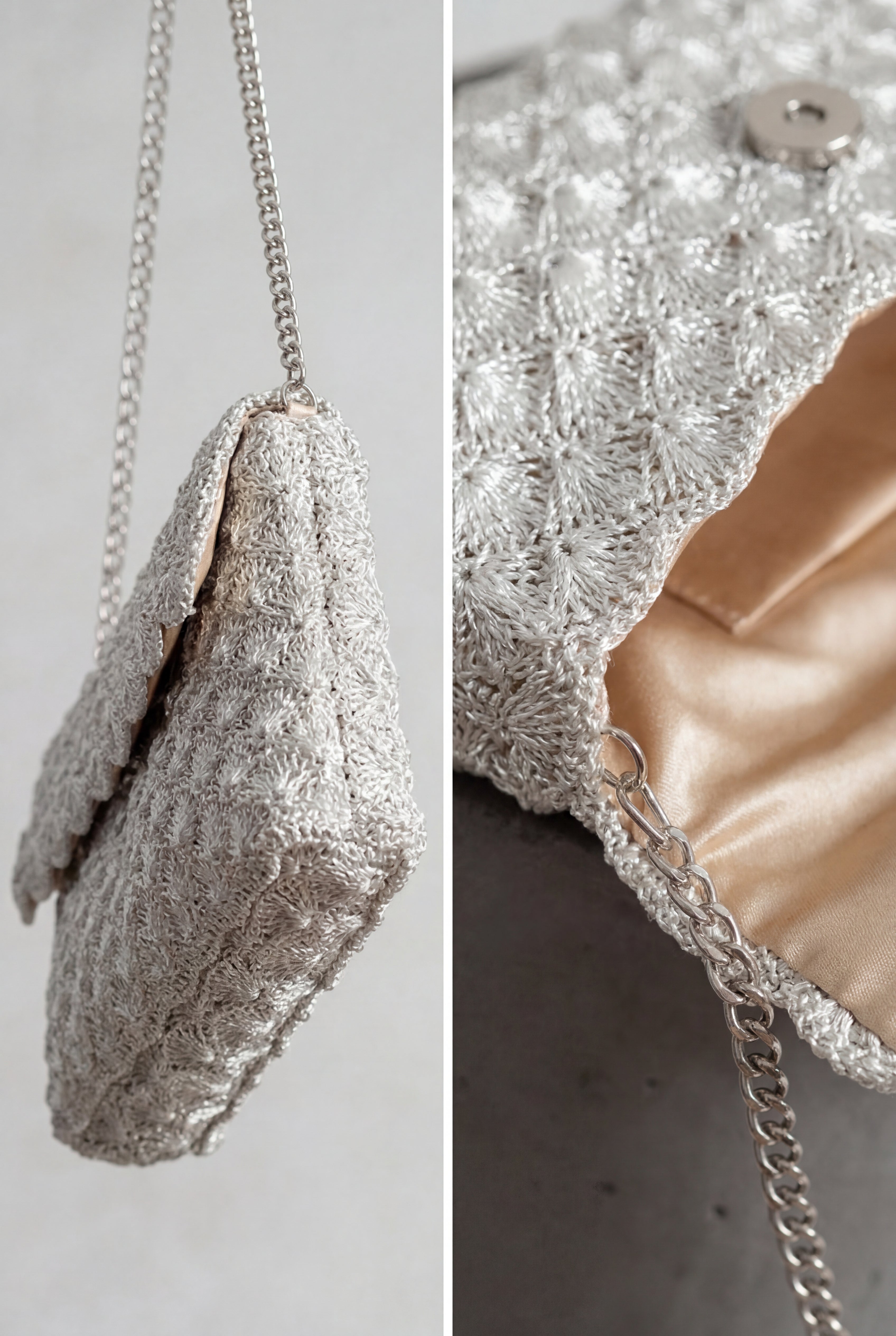 Solera Silver Clutch