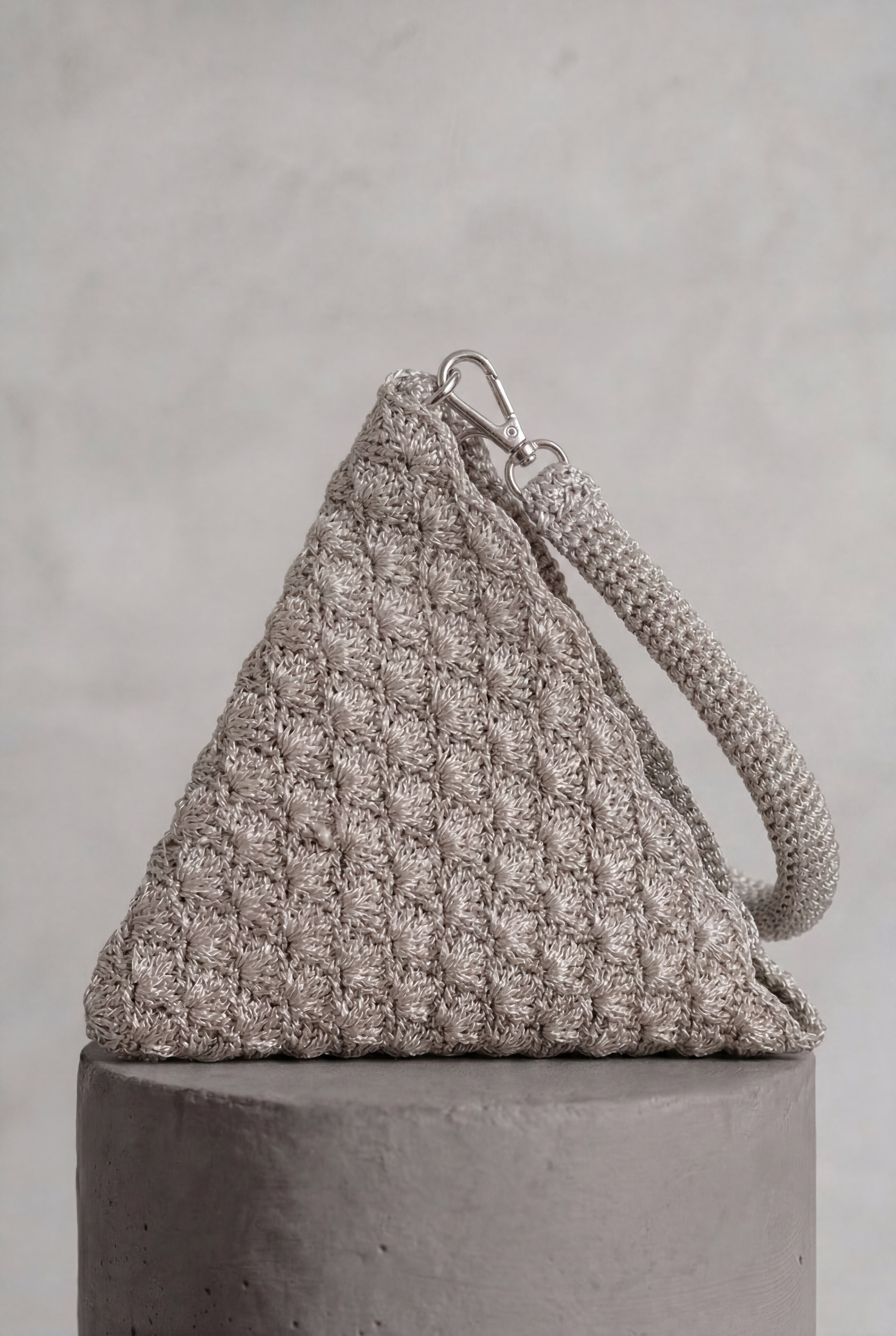 Solera Silver Pyramid Bag