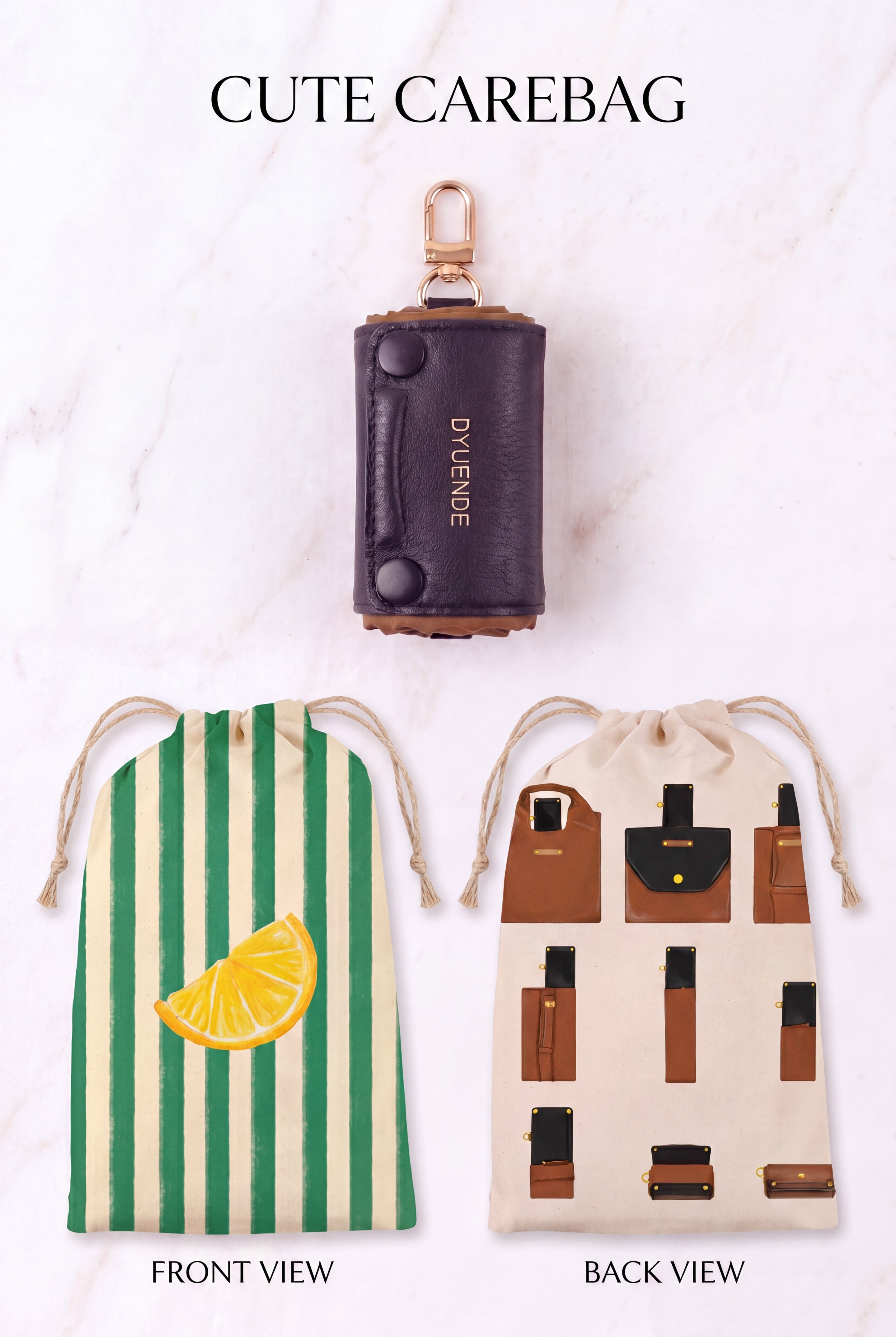 Rolly Foldable Bag Black
