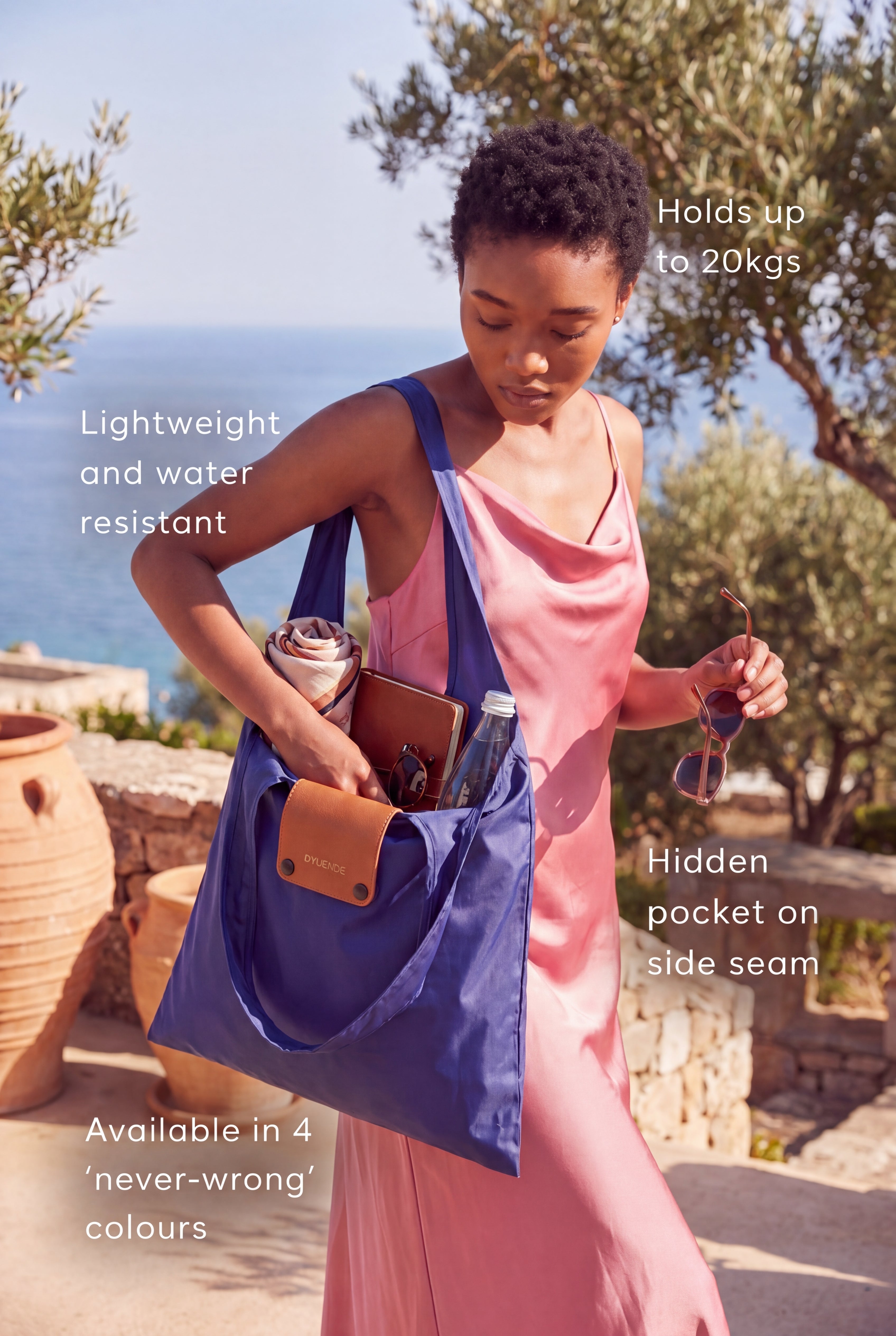 Rolly Foldable Bag Blue