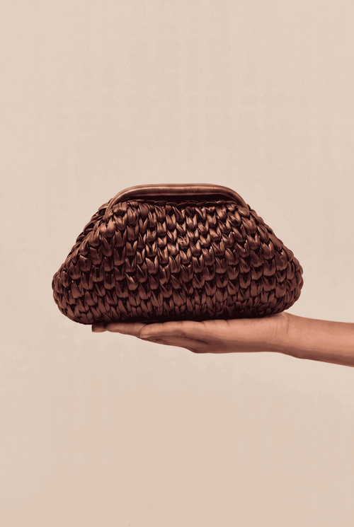 Bronze Metallic Clutch