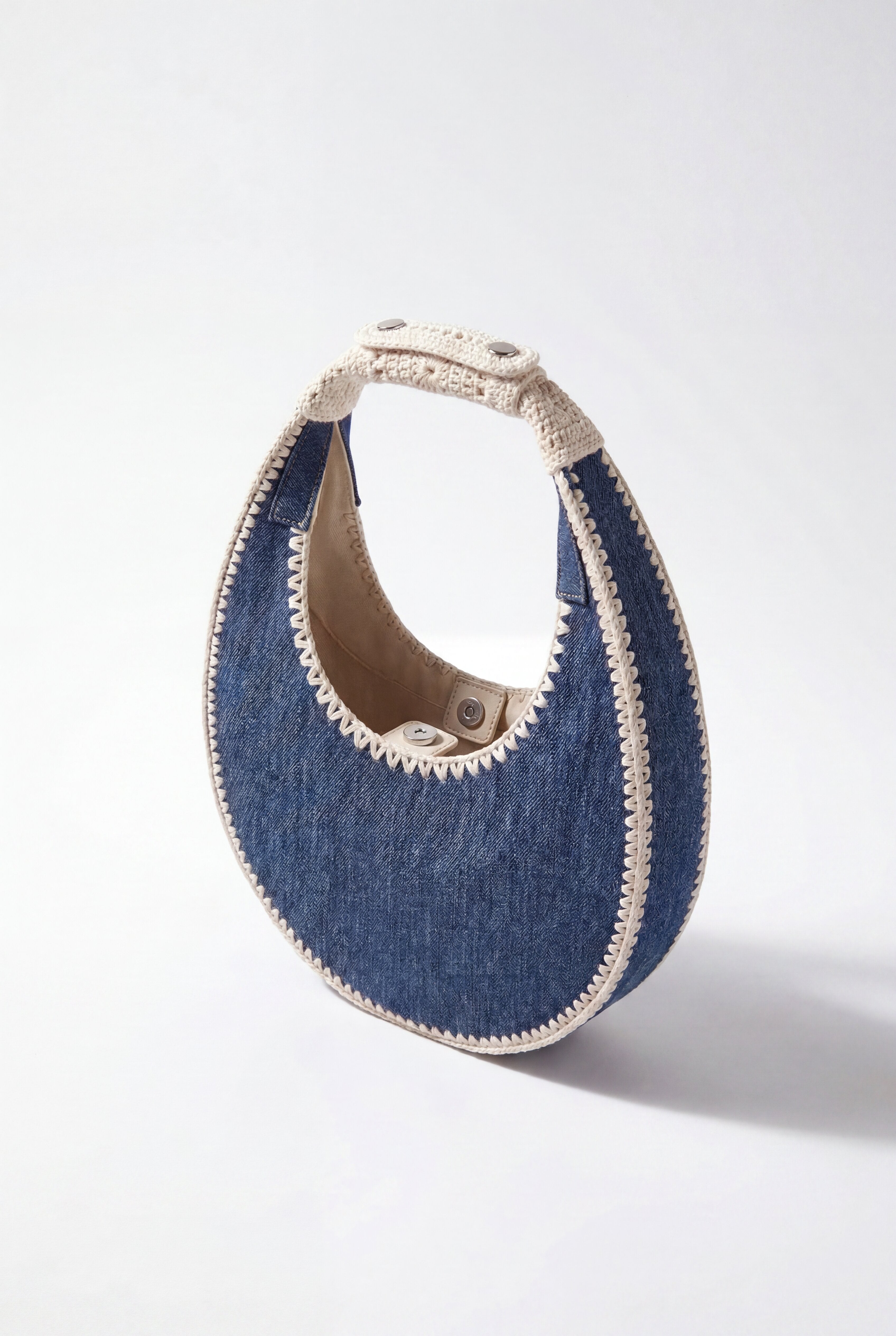 Moon Denim Shoulder Bag