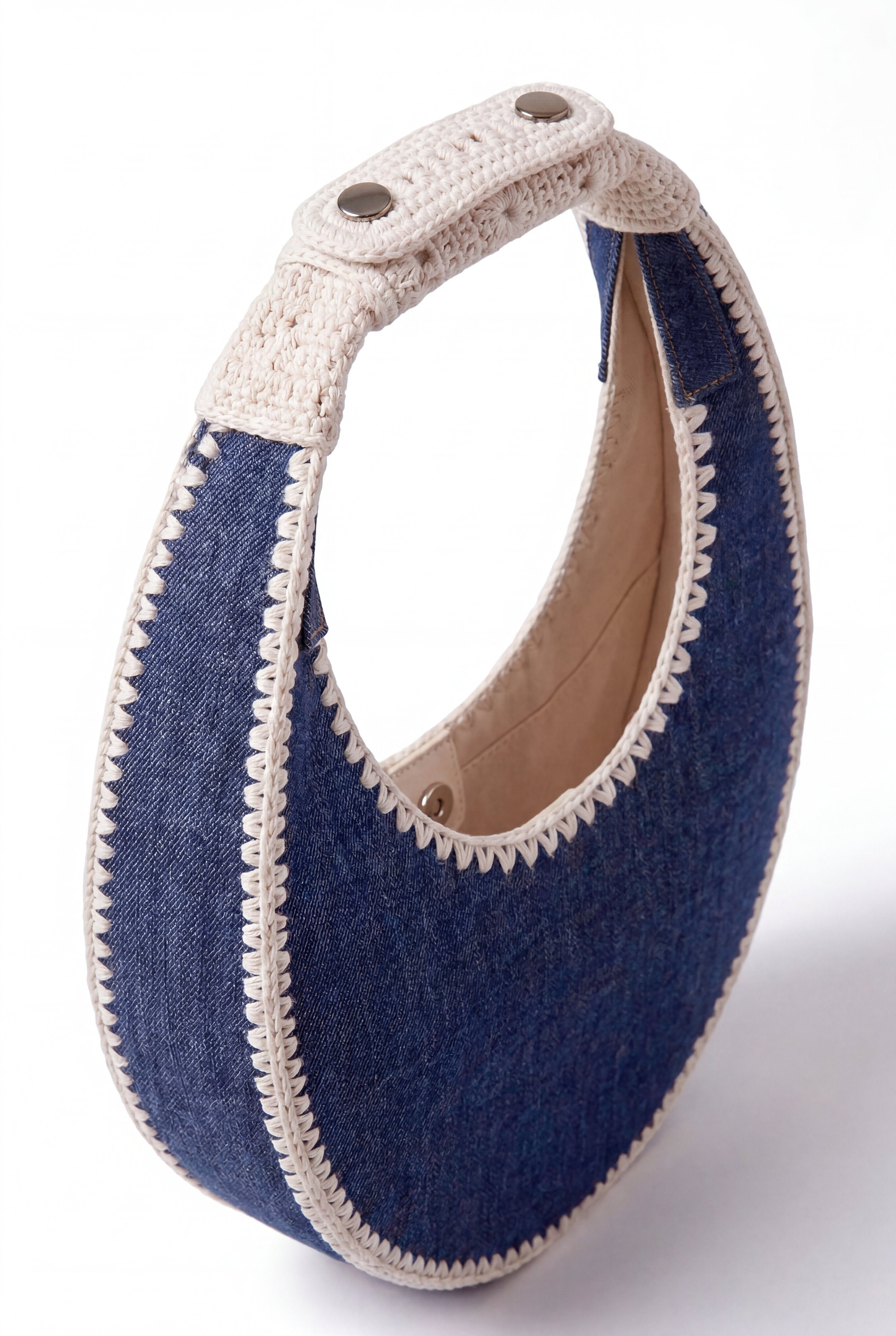 Moon Denim Shoulder Bag