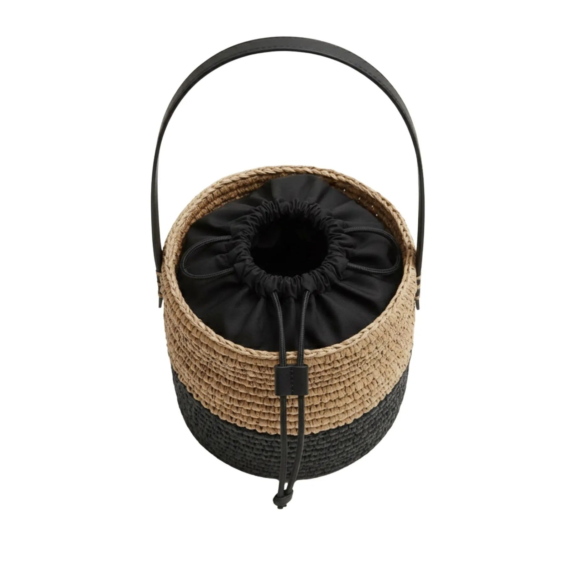Raffia Bucket Bag