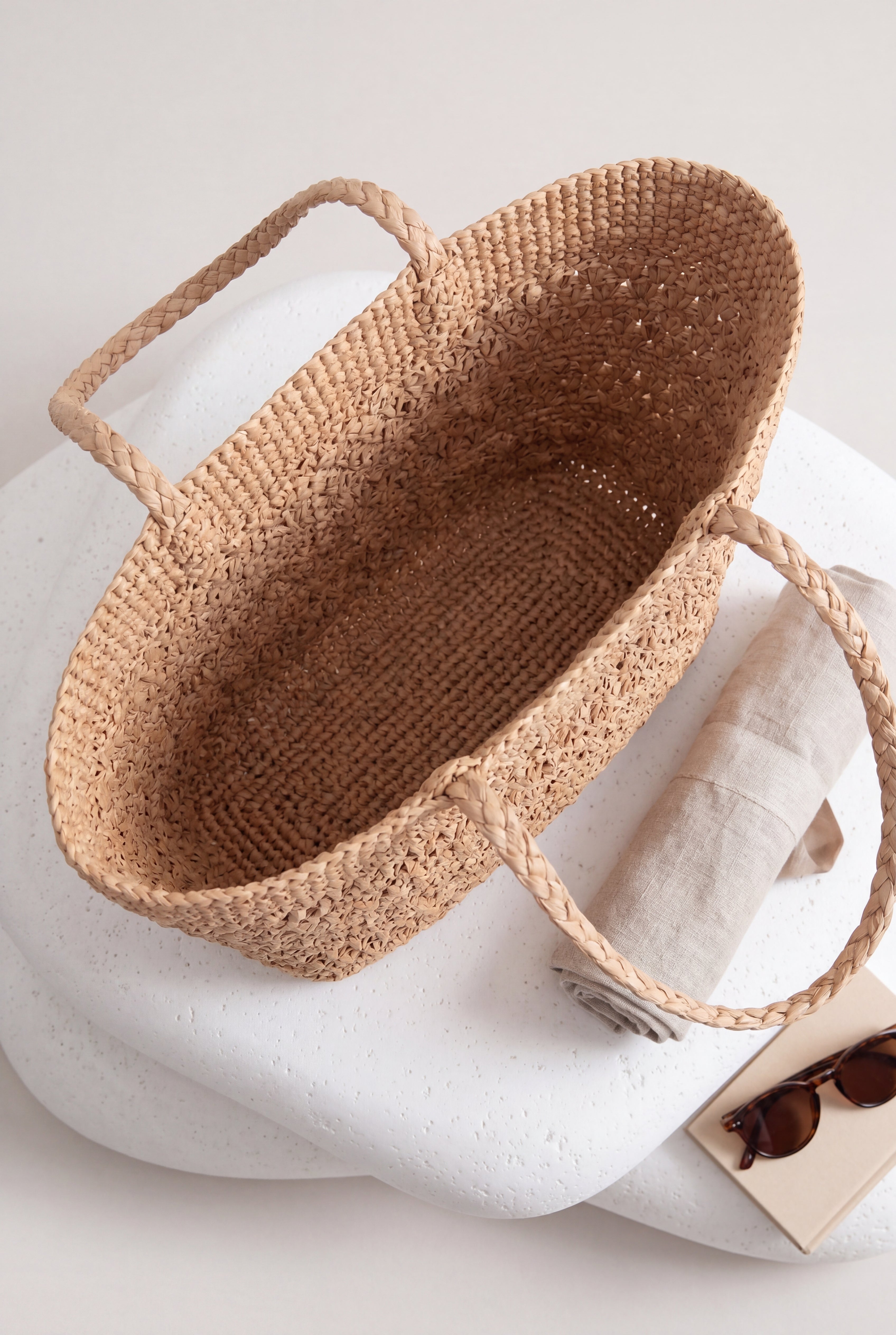 Luma Raffia Tote Bag